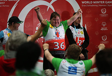 Siegerehrung bei den Special Olympics (Foto)