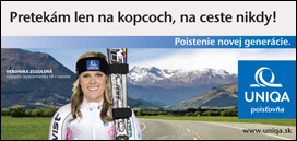 Werbesujet Die Marke UNIQA wird in den Wachstumsmärkten Ost- und Südosteuropas wie auch in Österreich hauptsächlich durch die Partnerschaft mit Leistungssportlern vertreten. Ein sehr erfolgreiches Beispiel dafür ist die Kooperation mit der slowakischen Skirennläuferin Veronika Zuzulová.