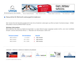 myUNIQA.at – the central online platform where every customer can find all information about their policies and transactions around the clock. (photo)