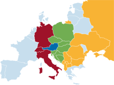 Märkte der UNIQA Group Austria (Landkarte)
