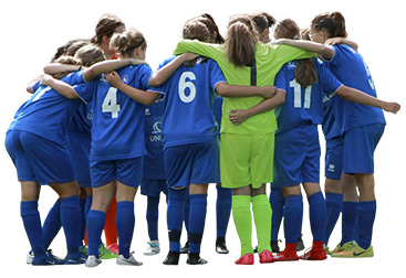 Mädchenfußballmannschaft (Foto)